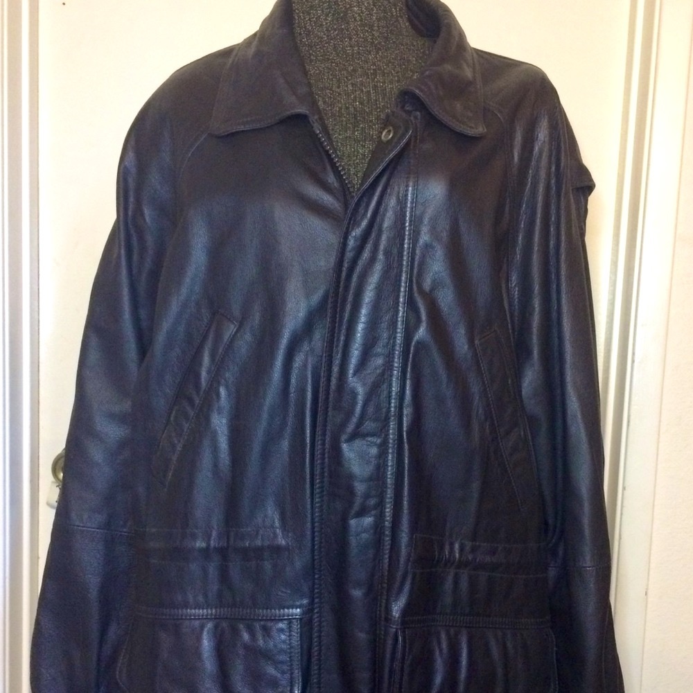 Men’s Leather cold weather Jacket
